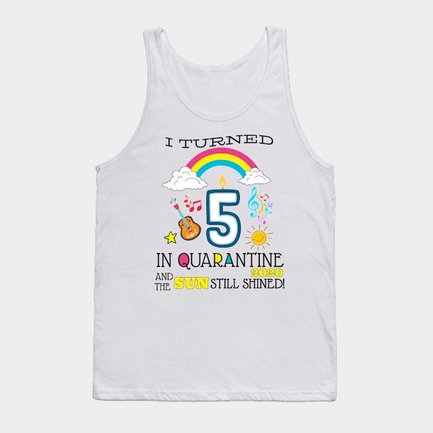 Quarantine 5th Birthday 2020 Tank Top by WorkMemes